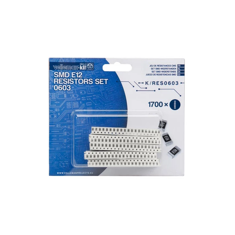 Velleman K/RES0603 SMD "E12" RESISTORS SET - 0603 - Image 3 of 4
