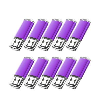 10x USB Stick 2.0 Lila Memory Speicherstick Speichermedien Flash Drive USB 2 GB