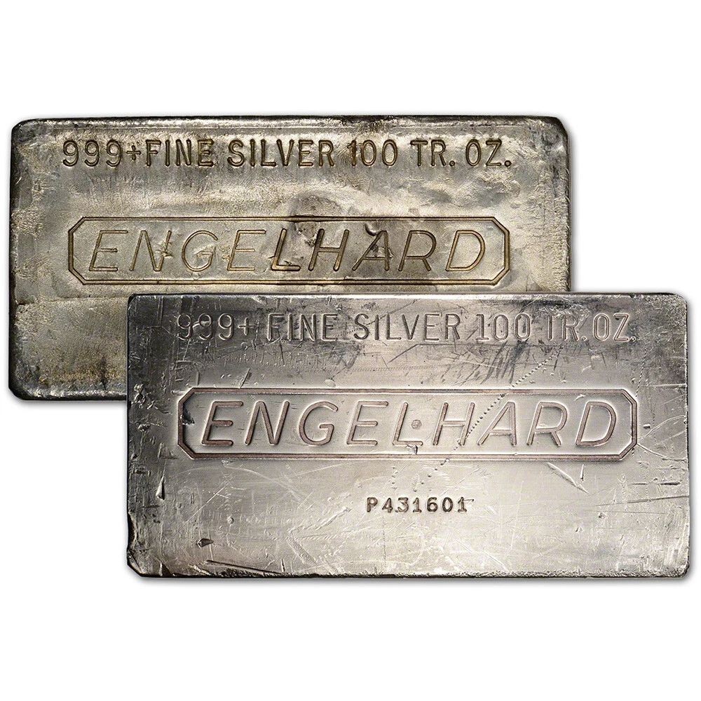 グリーン】100オンスシルバーバー-Pioneer Metals .999ファイン