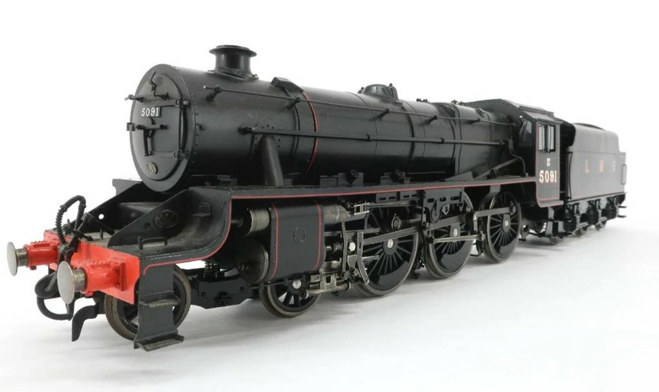 Locomotora y licitadora de vapor de latón Accucraft LMS 5091 G calibre 4-6-0 Foto 2 de 4