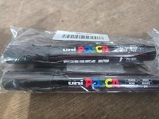 2 Uni POSCA PC-5M Bullet Tip Artists Paint Markers Acrylic Marker