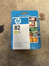 New Genuine 82 Yellow Ink Cartridge 28ml CH568A Original OEM