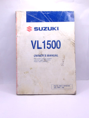 NOS Suzuki VL1500 K6 VL 1500 2015 Genuine Owner's Manual 99011-10F58-03A