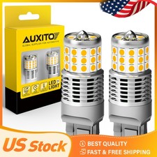 AUXITO 7440 7440A 7441 LED Turn Lights Signal Bulb Amber No Canbus Hyper Flash