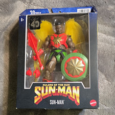 Mattel Masters of the Universe Origins Sun-Man Action Figure w Shield Spear