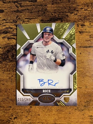 2025 Topps Tier One Ben Rice Rookie Auto /249 YANKEES 🔥👀