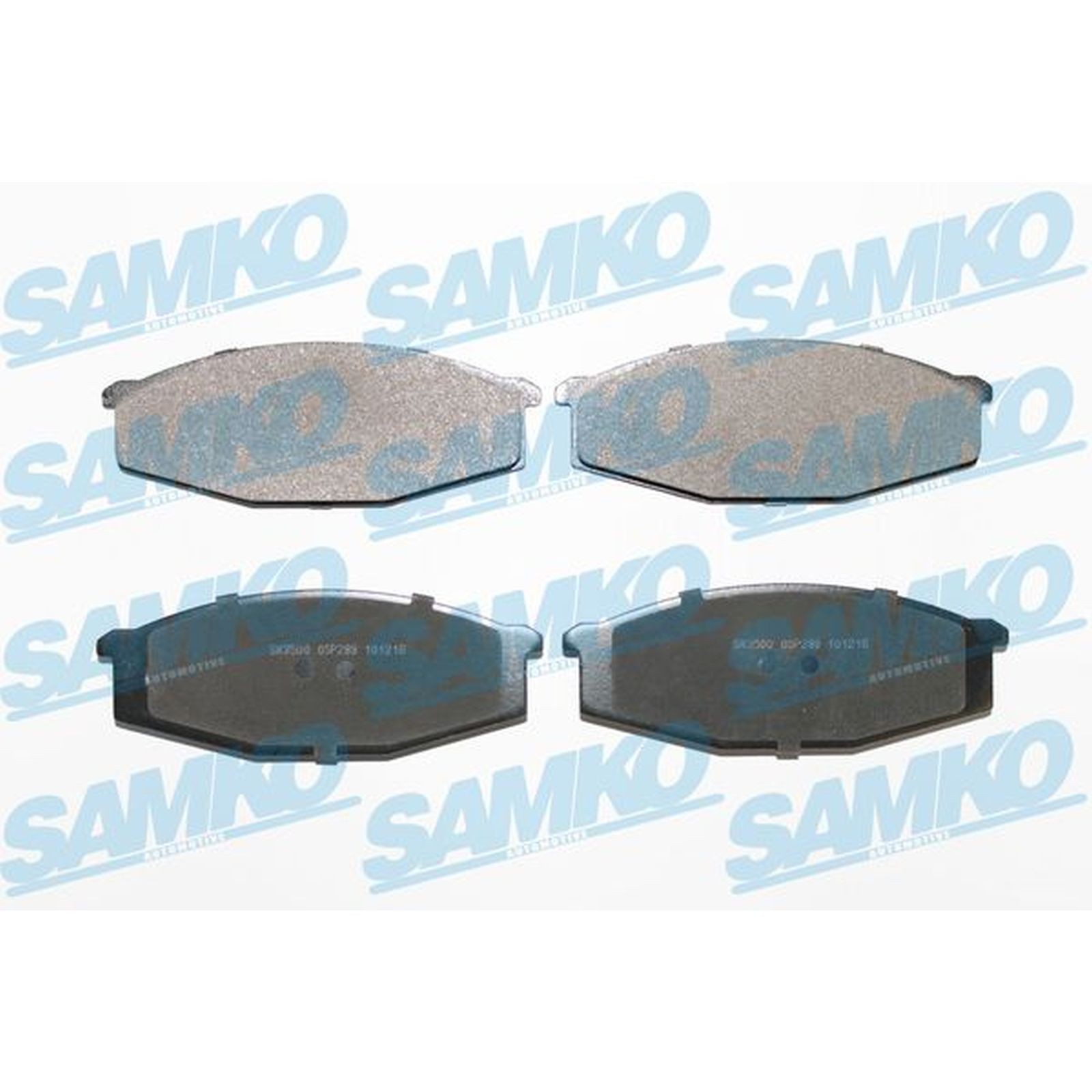 1x ORIGINAL® SAMKO Bremsbelagsatz, Scheibenbremse Vorne für Nissan PATROL GR