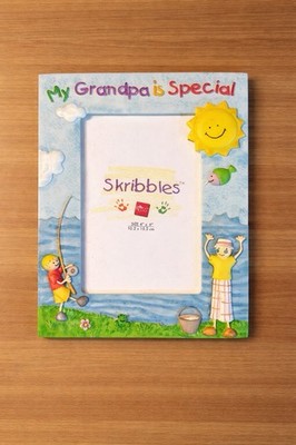 RUSS SKRIBBLES 3D Pic Frame For 4x6  Photo My grandpa Is Special Room Decor New