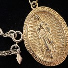 Antigua Virgen de Guadalupe Jewelry, 3 piezas, Imitation Pearl Crystal Vintage — photo 4