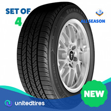 Set Of 4 New P 22565r17 Firestone All Season 102h
