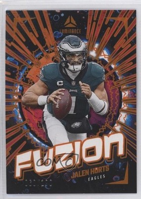 2024 Panini Luminance Fuzion Orange 60/100 Jalen Hurts #FUZ-JHS 16wc