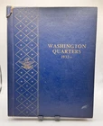 Set of 83 (missing one) Silver Washington Quarters in Whitman Album 1932-1964