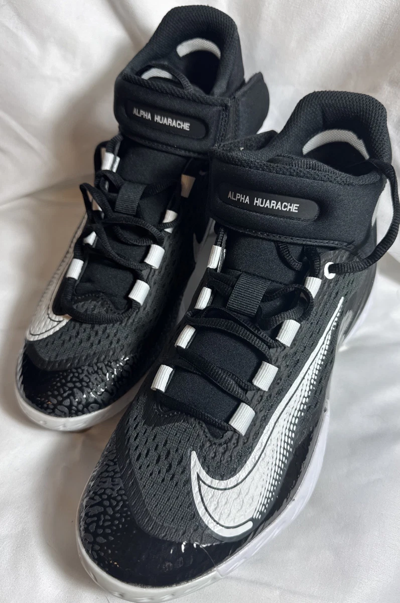 Nike Alpha Huarache 7 Elite White Black for Sale | Authenticity