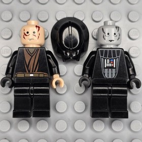 Lego Star Wars Minifigures SW0138 SW0139 Darth Vader Anakin Skywalker Set 7251