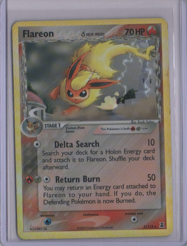 Pokemon Flareon 5/113 Delta Species Holo