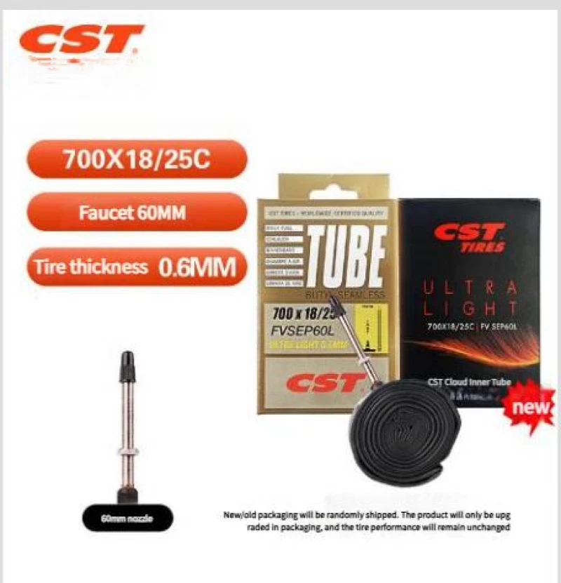 CST inner tube Schrader valve 26 inch x 1.75 inch -2.125 inch 33mm tire bicycle. - Image 2 of 4