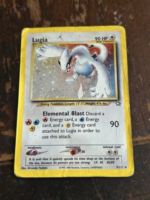 Pokémon Lugia Neo Genesis 9/111 Holo Rare Unlimited 90 HP English