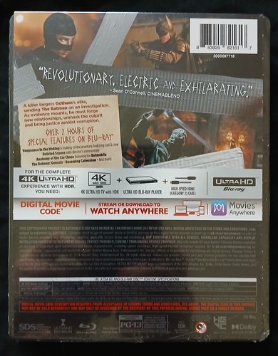 The Batman 4k Ultra HD Blu-ray Steelbook - Picture 2 of 2