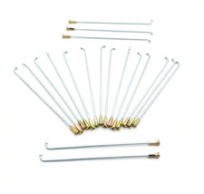 Motorrad Speichen vorne hinten Motorradfelge Rad versilbert Speiche mit Nippel