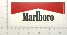 Vintage Marlboro Tobacco Window Door Advertising Sticker Decal