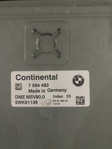 ✅ 07-13 BMW 328i N52 3.0L MSV80.0 Engine Computer Module ECU ECM DME 7594483 - Bild 3 von 6
