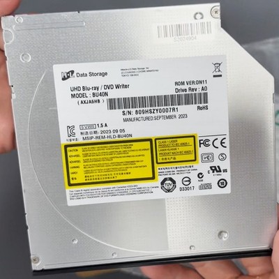 BU40N 4K 9.5mm Internal UHD 3D Blu-ray Drive w/ M-Disc SATA 3-Years Warranty