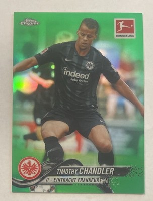 2018-19 Topps Chrome Bundesliga Timothy Chandler RC #d /99 Green Refractor SP