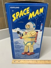 Schylling SPACE MAN Tin Battery Operated Remote Control Toy New Conditn Org Box