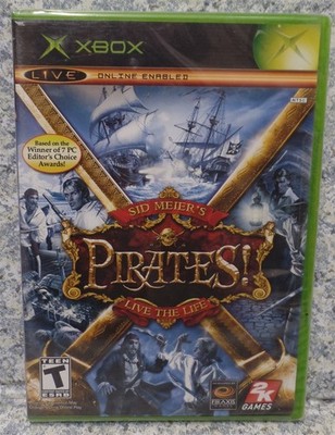 Video Game XBOX Sid Meier's Pirates Live The Life #1 NEW SEALED