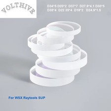 10PCS Laser Lens Protective Windows for Raytools Precitec WSX New 37x7 27.9x4.1