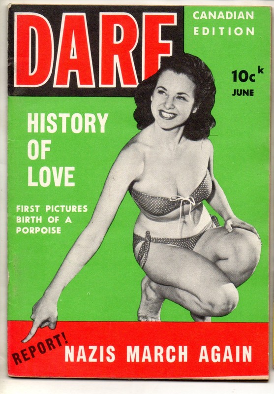 DARE MAGAZINE JUNE 1953. MONA KNOX, SYLVANA MANGANO, QUEEN ELIZABETH, EVE ARDEN