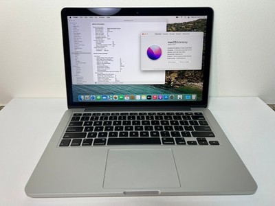 Macbook Pro Retina 13 Early 2015 2.7 Ghz 8GB 128GB SSD 30 Cycle Battery A1502