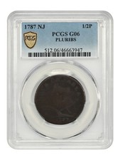 1787 New Jersey PCGS Good 06 (PLURIBS) - Colonials