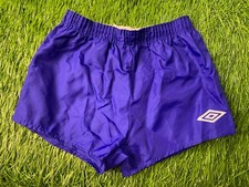 UMBRO 80'S VINTAGE VTG RETRO FOOTBALL SOCCER SHORTS ORIGINAL YOUNG 66 CMS/26INCH