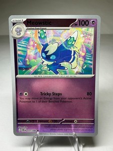 Meowstic Pokemon Card