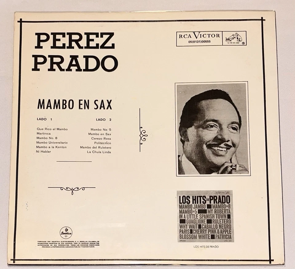 Perez Prado And His Orchestra ‎– Mambo En Sax - RCA Colombia - Image 2 of 4