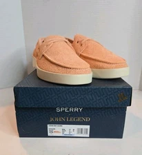 Sperry Men's John Legend Boat Shoes Salmon Size 11M