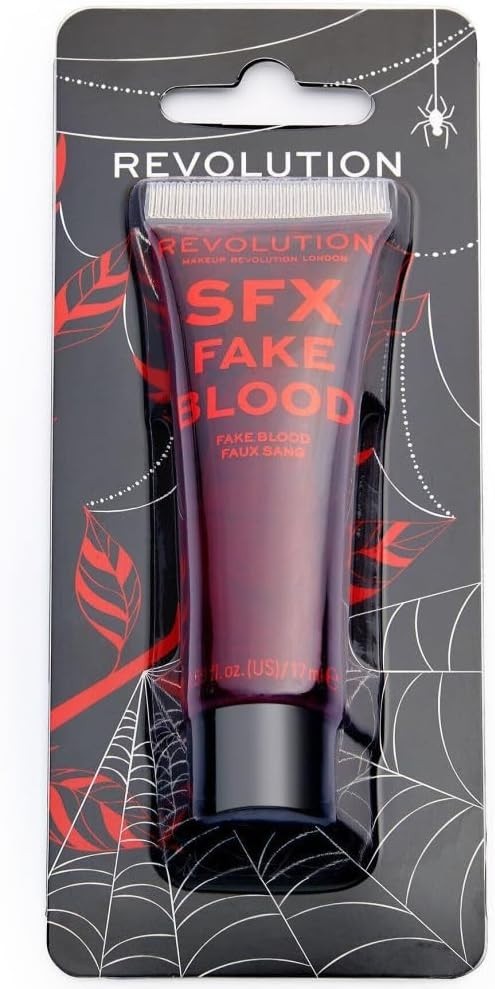 REVOLUTION SFX FAKE BLOOD HALLOWEEN MAKEUP FANCY DRESS FACE PAINT - 17ml
