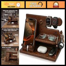 Wood Phone Docking Station - Desk & Nightstan...