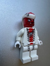 LEGO Ninjago Snappa NJO0035 Minifigure Red & White Snake Ninja 9442 Genuine
