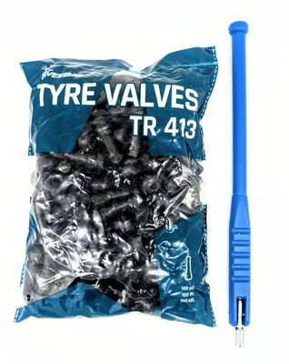 100x  Fivestars TR413 Snap-In Ventile  + Ventileinzieher  Set