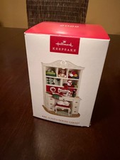 2022 Hallmark Keepsake “Mrs. Claus's Sewing Cabinet” Artist Signed NEW