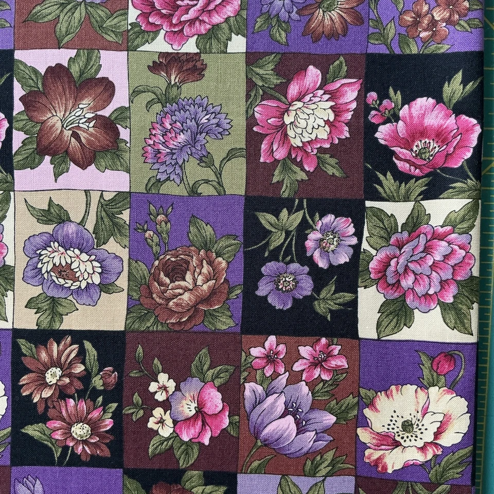 1 Yd x 44” Wide Countryside Collection by Hoffman Fabrics Floral  Print - Image 2 of 4