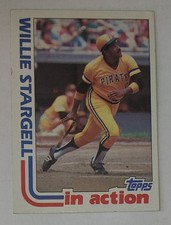 Willie Stargell 1982 Topps [In Action] #716 Pittsburgh Pirates