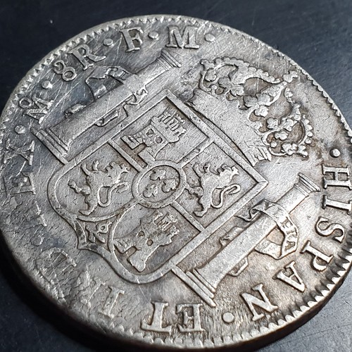 Mexico Spanish Colonial 8 Reales Carol Carolus III 1788 Mo FM Mexico City Mint - Picture 4 of 6