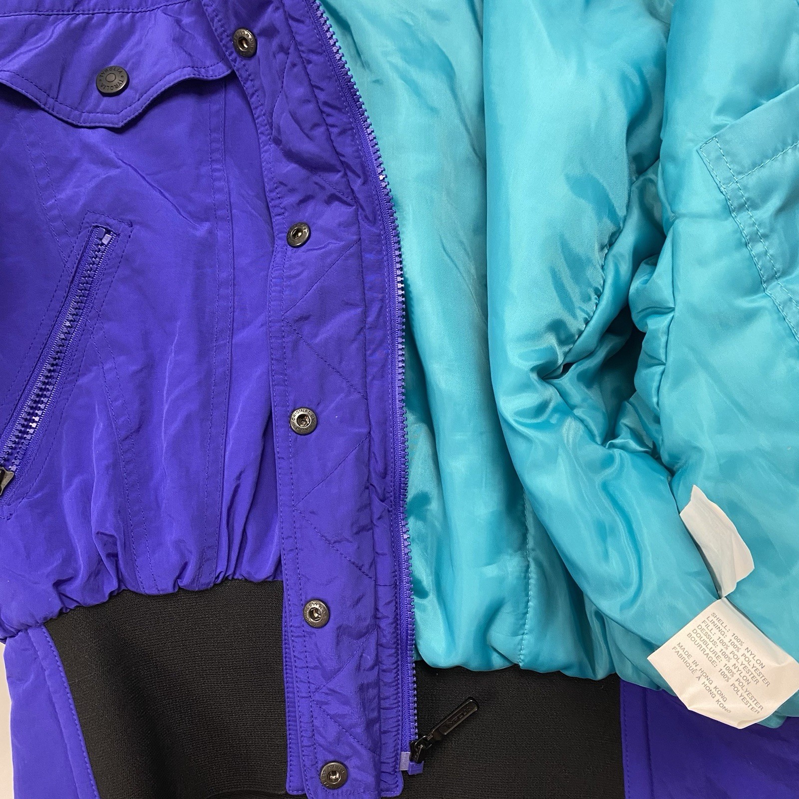 Tyrolia Ski Jacket Women 10 Snow Skiwear Purple with Back Design