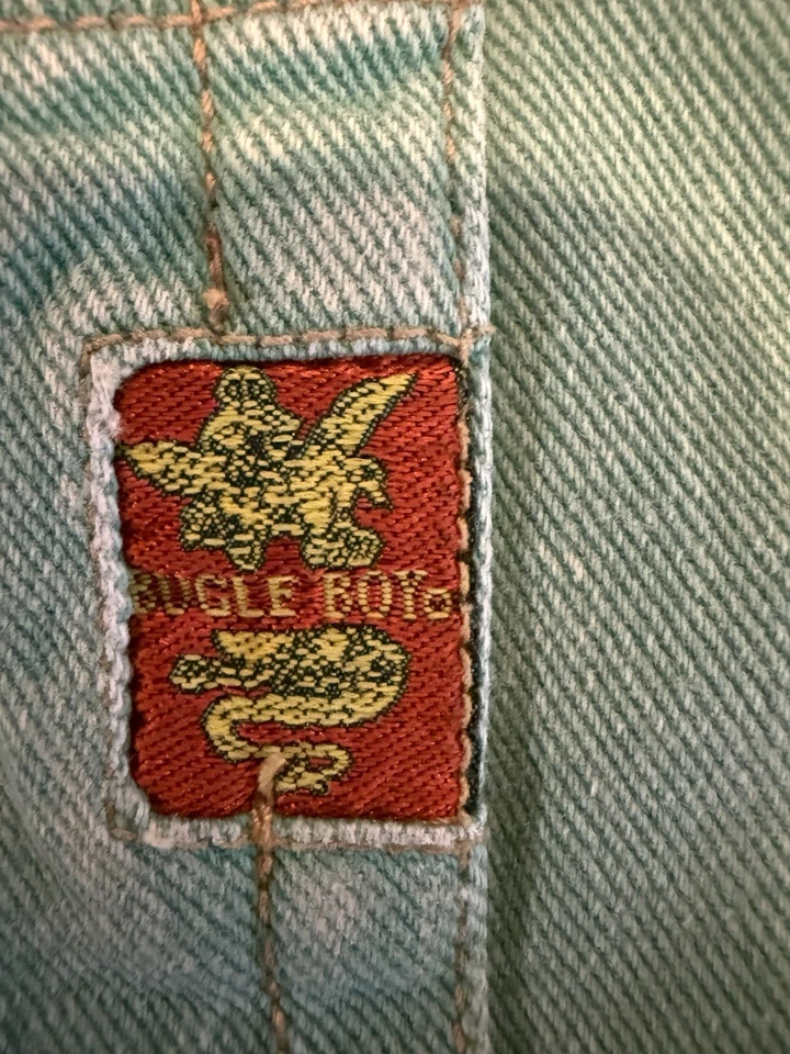 Pantalones Cortos Vintage Raro Y2K Bugle Boy Juvenil S Graffiti Gráfico Ligeramente Usados Foto 4 de 4