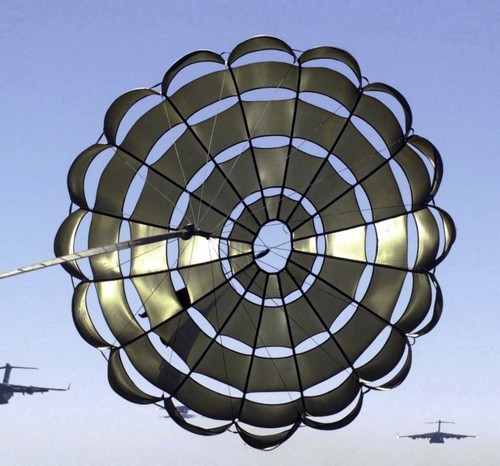26ft Cargo Parachute Canopy USAF airdrop With shroud lines