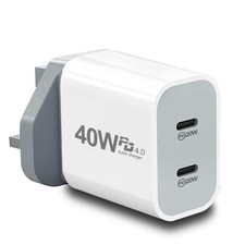 UK Adapter for Travel, 40W PD4.0 USB C Charger Ireland Plug Adapter...