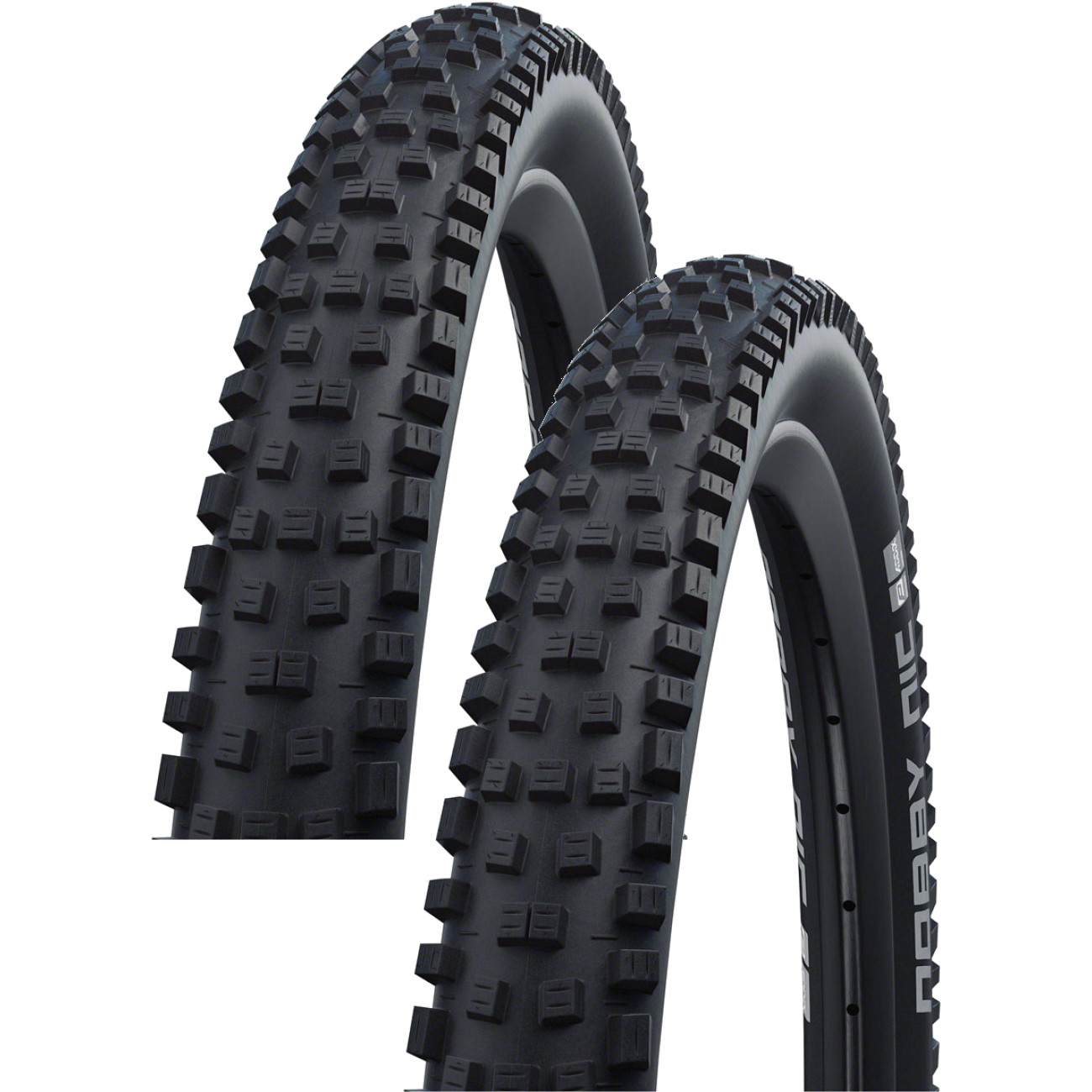 Pack of 2 Schwalbe Nobby NicTire 26 x 2.25 Clincher Wire Bla
